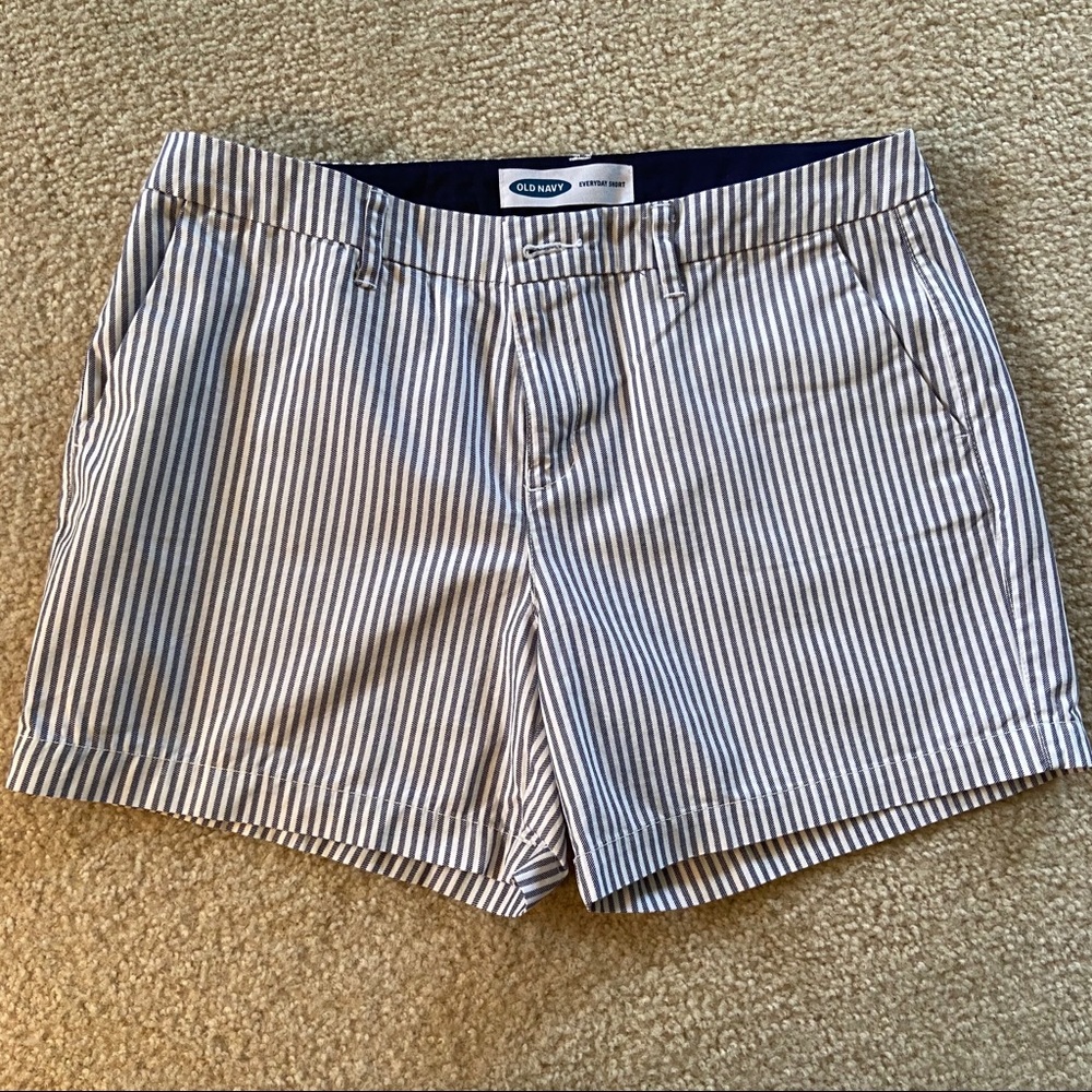 We Wear Short Shorts! Cute Pinstriped Shorts